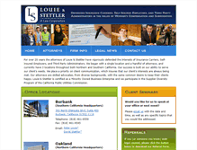 Tablet Screenshot of louielaw.com